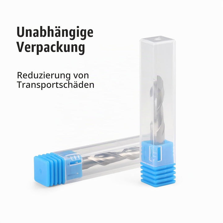 EU_HOZLY 5 STÜCKE Kugelkopffräser CNC Fräser Doppelflöte Spiralfräser 6 mm Schaft 2,36 Zoll Länge OV