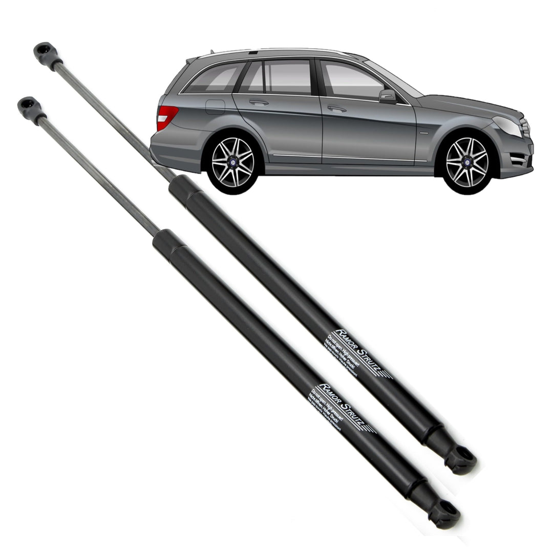 2x Gasfeder Dämpfer Heckklappe Kompatibel mit Mercedes C-Klasse W204 2007-2014. Gasdruckfeder Heckkl