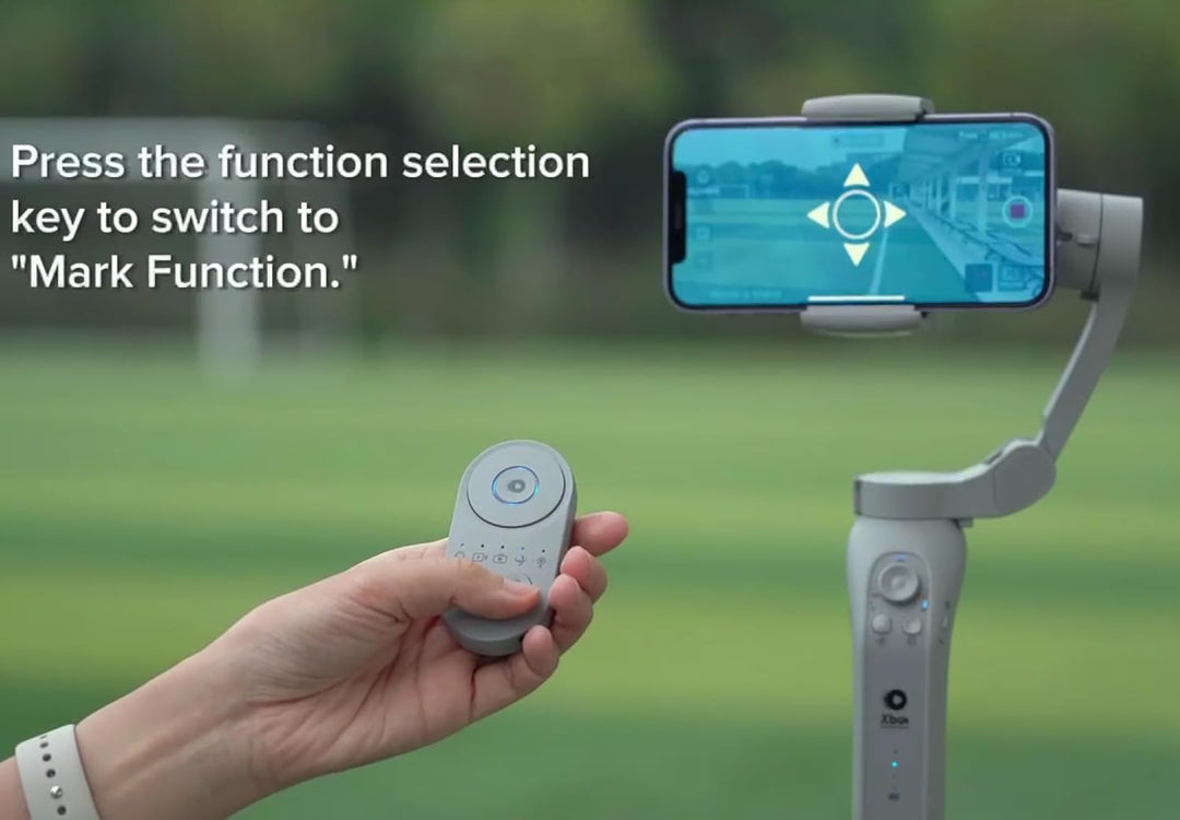 XbotGo Fernbedienung - Sport-Gimbal Wireless Bluetooth Fernbedienung, ultralange Reichweite (50 ft /