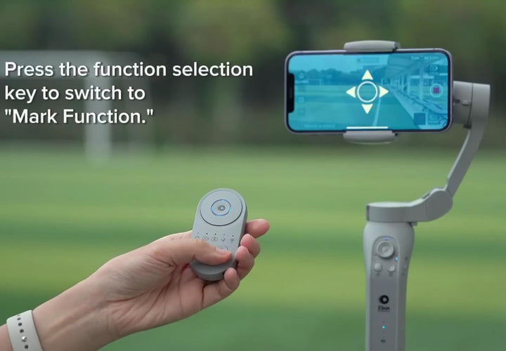 XbotGo Fernbedienung - Sport-Gimbal Wireless Bluetooth Fernbedienung, ultralange Reichweite (50 ft /