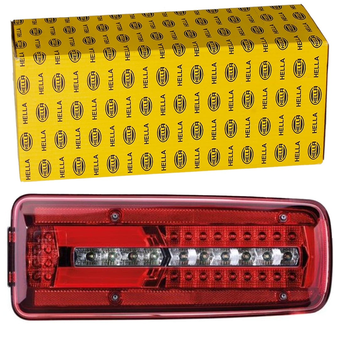 HELLA - Heckleuchte - Truck Full LED - LED - 24V - 2VP 012 381-051 Standard Ausführung links seitlic