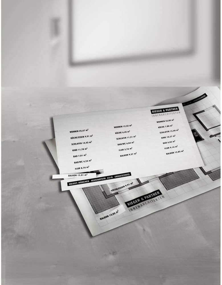 AVERY Zweckform 3482 Transparente Folien für Laserdrucker und Kopierer (25 selbstklebende Folien, A4