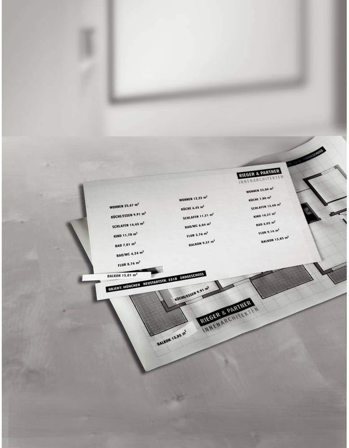 AVERY Zweckform 3482 Transparente Folien für Laserdrucker und Kopierer (25 selbstklebende Folien, A4