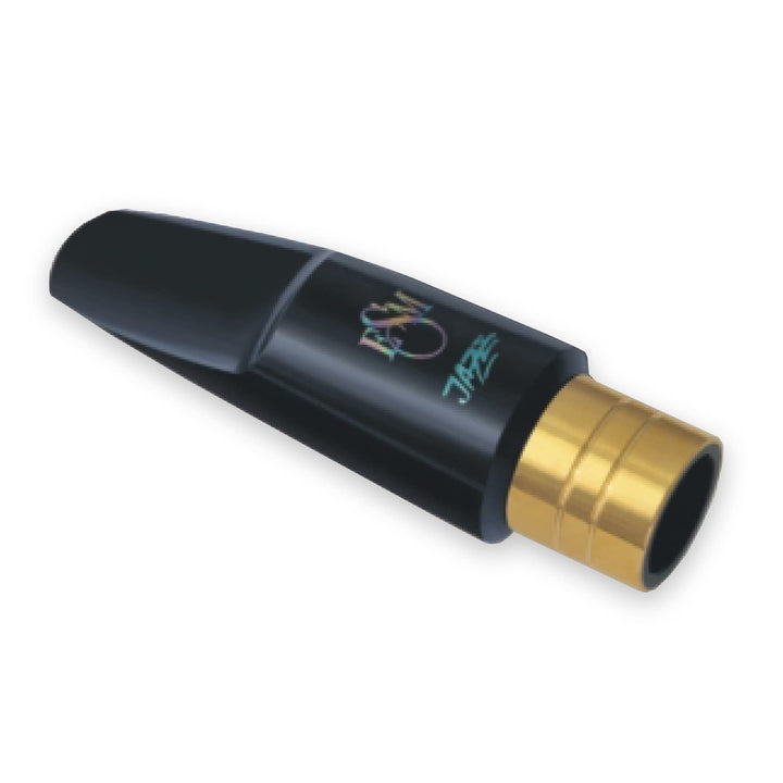 ESM® Schreiber Jazz Mundstück für Altsaxophon - mit Metallring (Bahnöffnung 6) - Made in Germany Bah