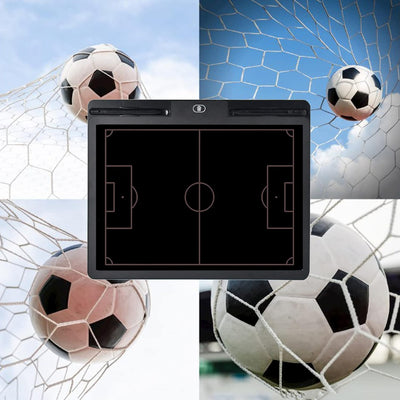 RoseFlower Taktikmappe Fussball, Professional Elektronisches Fussball Taktiktafel Football Coach Boa
