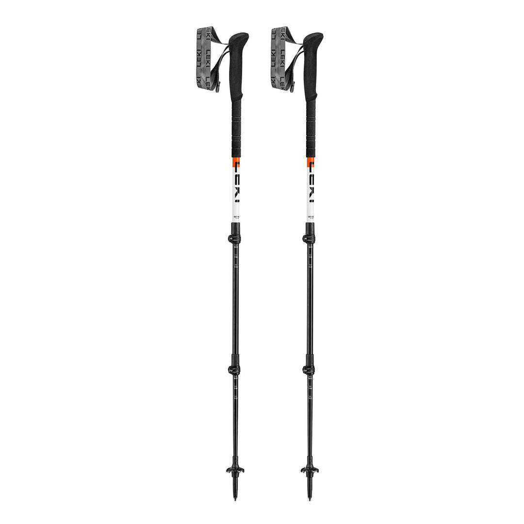 LEKI Skysolo white-black-neonorange 110 - 145 cm, white-black-neonorange 110 - 145 cm