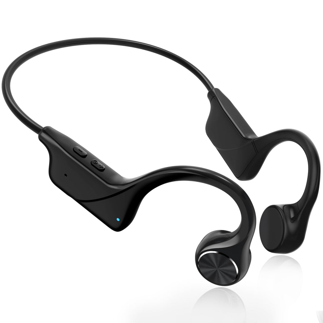 knochenschall kopfhörer Bluetooth, Bluetooth kopfhörer Sport 5.3, Open-Ear Sport Kopfhörer mit Mikro