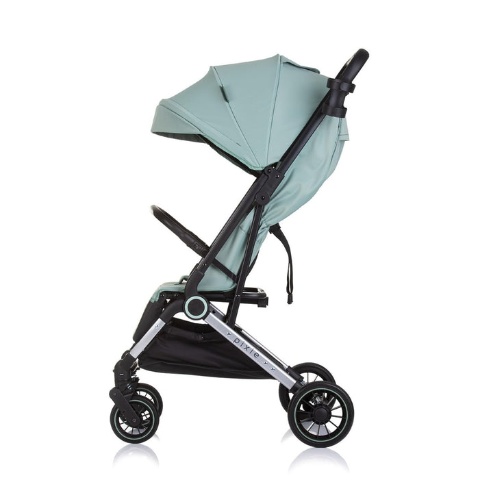 Chipolino Kinderwagen, Buggy Pixie zusammenklappbar Getränkehalter Korb 22 kg, Farbe:tuerkis, tuerki