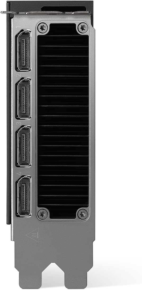 PNY NVIDIA RTX 4500 Ada Generation 24GB GDDR6 PCI Express 4.0 Dual Slot 4X DisplayPort, 8K Support,