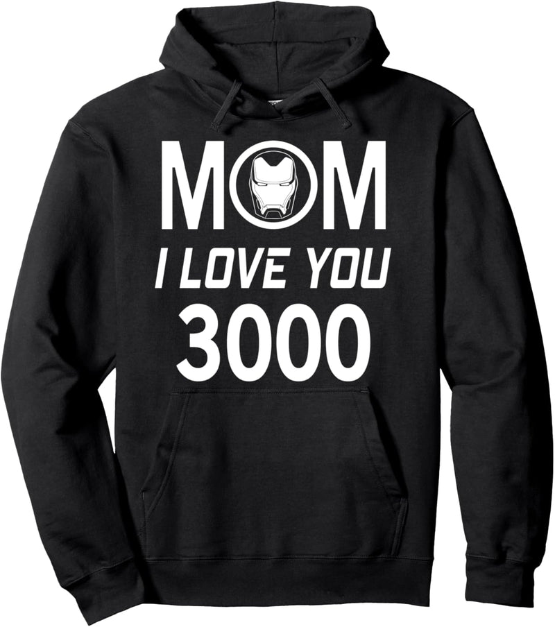 Marvel Iron Man Mom I Love You 3000 Pullover Hoodie