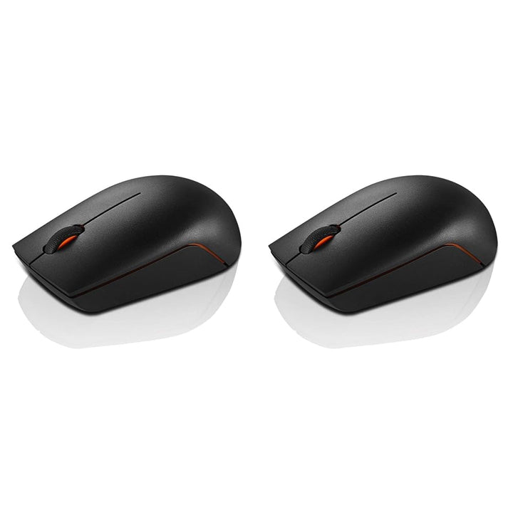 Lenovo [Maus 300 kompakte Funkmaus, Works with Chromebook (WWCB), schwarz, 32 x 56 x 98 (Packung mit
