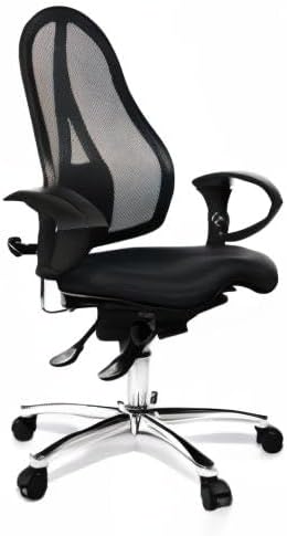 Topstar ST19UG20 Sitness 15, ergonomischer Bürostuhl, Schreibtischstuhl, inkl. höhenverstellbare Arm