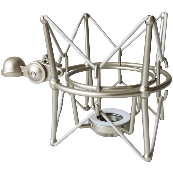 keepdrum MS088SV Silber Mikrofon-Spinne elastische Halterung für Rode Mikrofone NT1-A Podcsater Proc