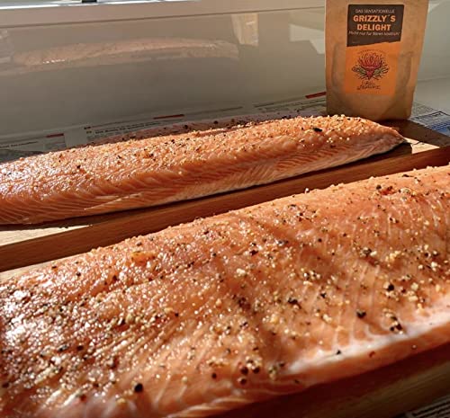 Grillanarchie Grizzly´s Delight für Flammlachs, Lachs, Fisch von der Planke und direkt gegrilltem Fi