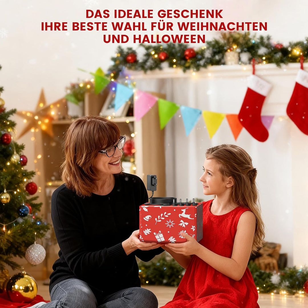 4.5V Weihnachtshaus Beleuchtet Netzadapter Kompatibel mit Lemax Weihnachtsdorf Deko Christmas Villag