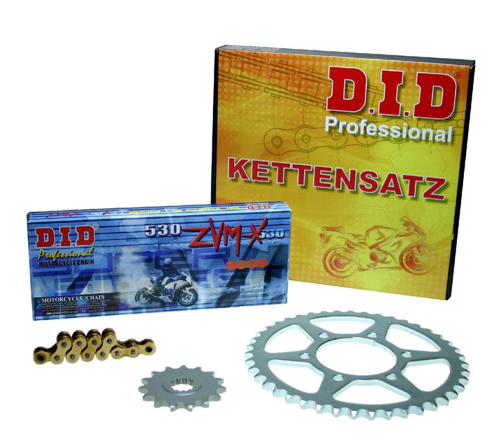 Kettensatz/Kettenkit GSF 1200 Bandit 1995-2005, GV75A, A9, DID X-Ring (ZVM-X gold) super verstärkt