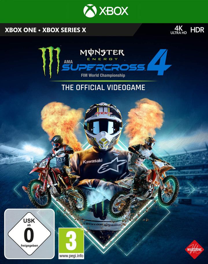 Monster Energy Supercross - The Official Videogame 4 (Xbox One) Xbox One Standard, Xbox One Standard
