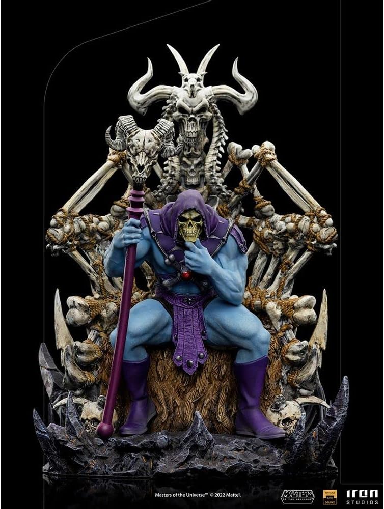 Iron Studios Les Maîtres des Universums – Figur Art Scale Deluxe 1/10 Skeletor on Throne Deluxe, 29