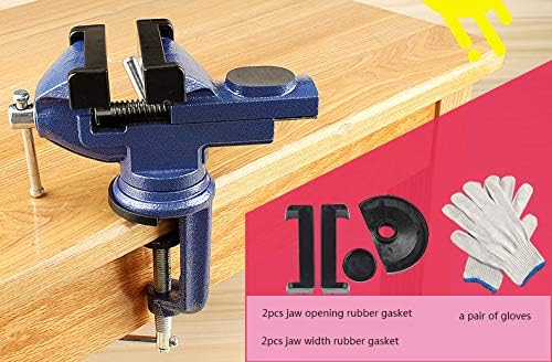 MYTEC Schraubstock zum Anklemmen, 6,4 cm 6,3 cm, 6,3 cm