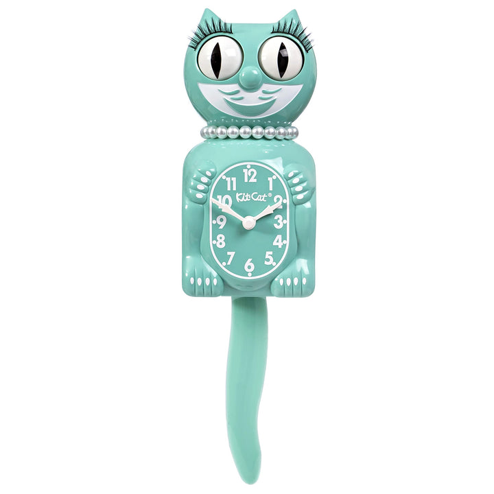 Kit Cat Klock Limited Edition Lady (Ocean Waves) Ocean Waves Green, Ocean Waves Green