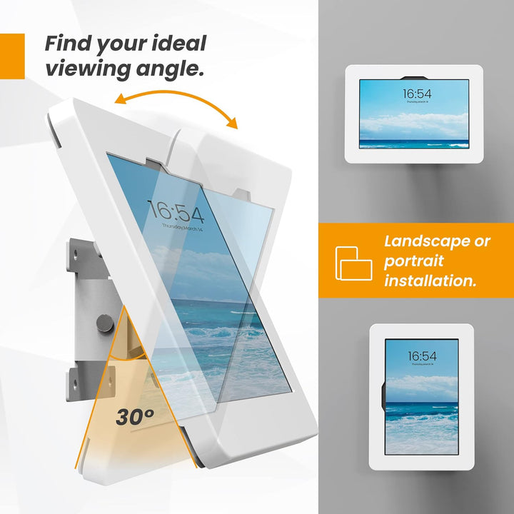 Wandhalterung abschliessbar schlüssel kompatibel mit Samsung Galaxy TAB A8 10,5 Zoll, Metall Tablet