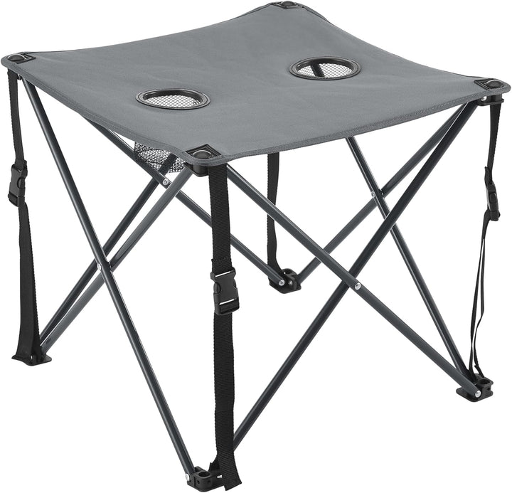 casa.pro Gartenmöbelset Banzi 3-TLG. Campingset 2 Stühle und Tisch faltbares Picknickset aus Textilg