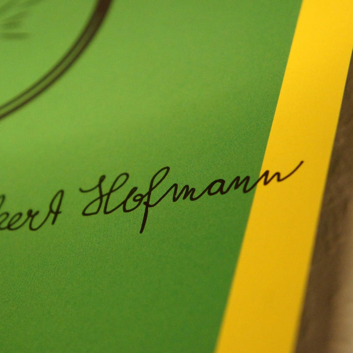 Bicycle Day 1943 Albert Hofmann Signed Autograph LSD Psilocybin Formel