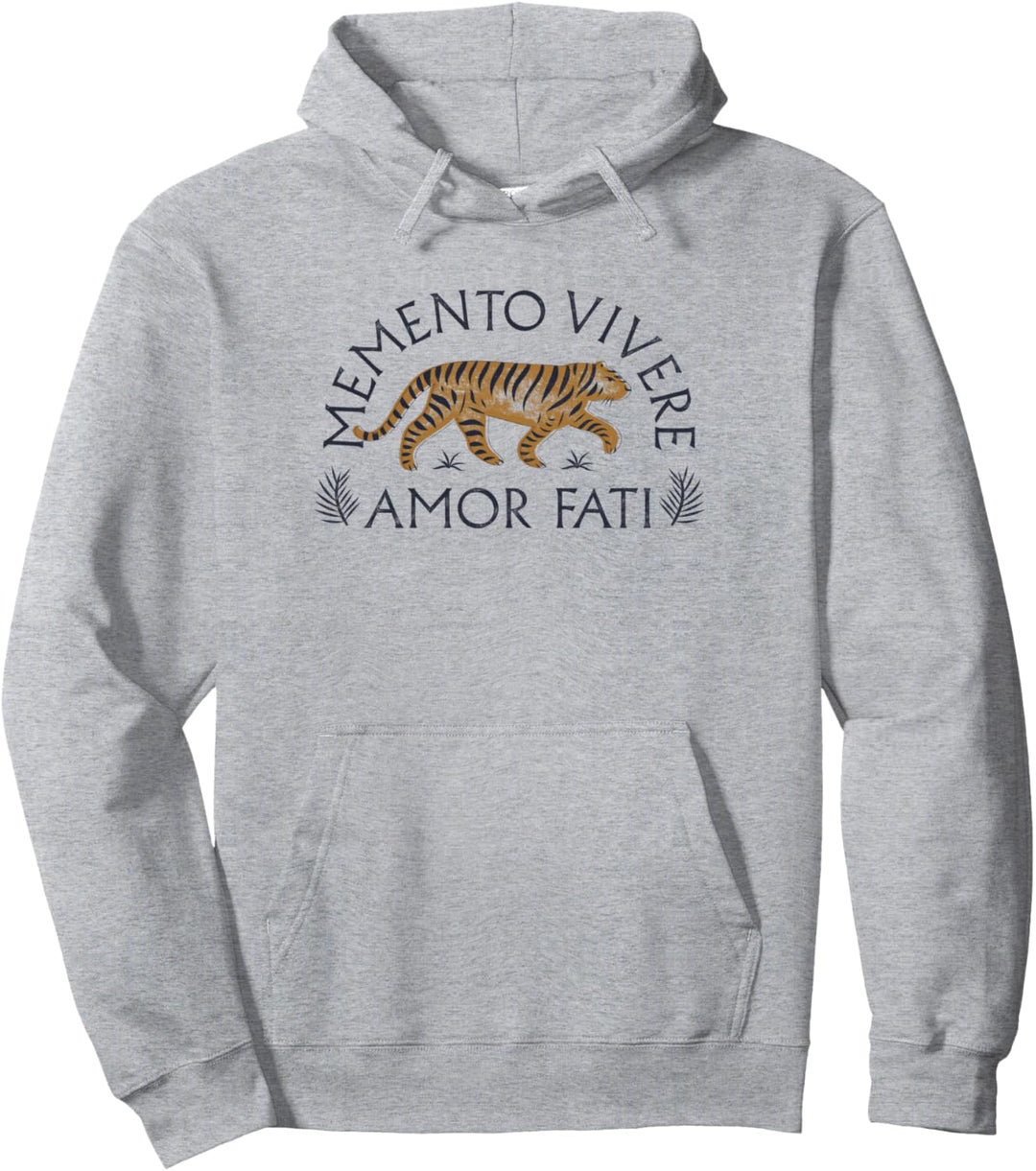 Stoisches Zitat | Amor Fati | Gebrannte Orange Pullover Hoodie