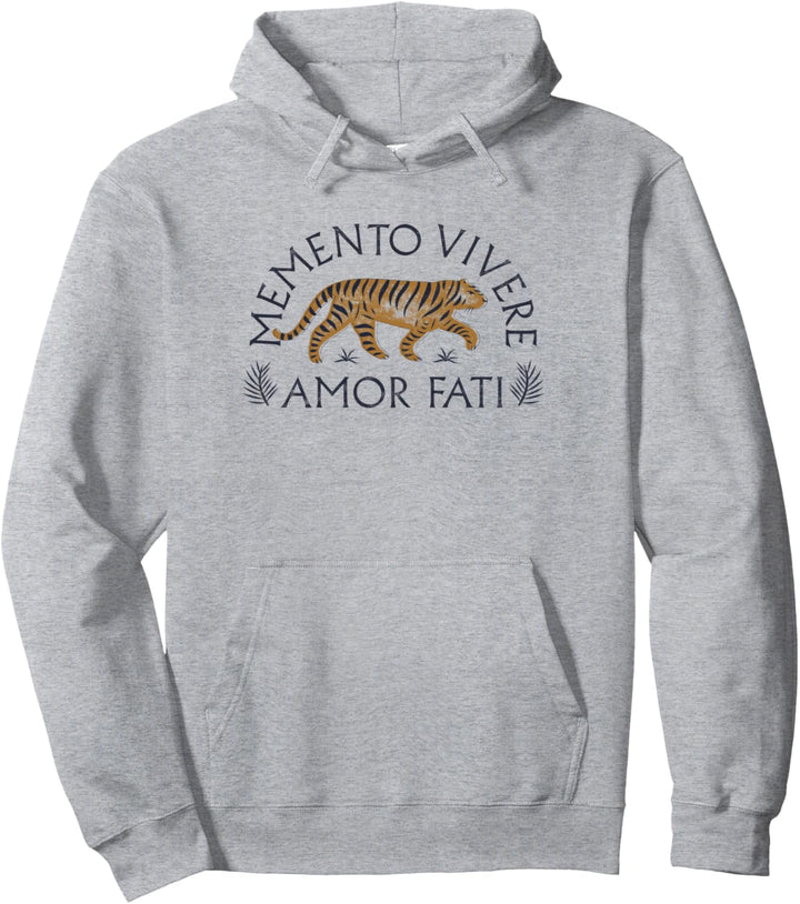 Stoisches Zitat | Amor Fati | Gebrannte Orange Pullover Hoodie