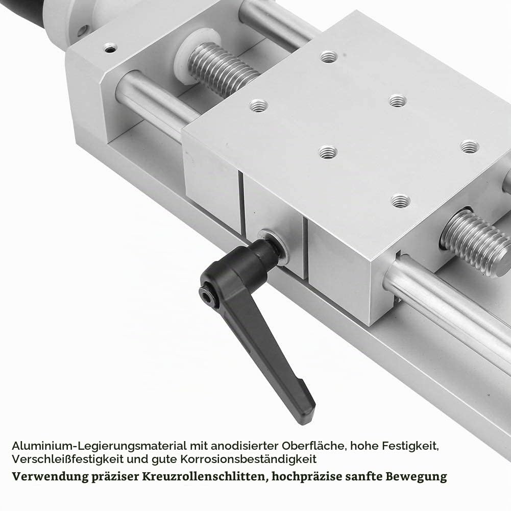 Manueller Linearschlitten，Aluminiumlegierung hoher Genauigkeit Linearschienenbühnenkreuz Linearschie