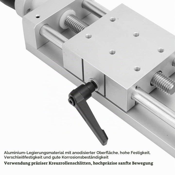 Manueller Linearschlitten，Aluminiumlegierung hoher Genauigkeit Linearschienenbühnenkreuz Linearschie