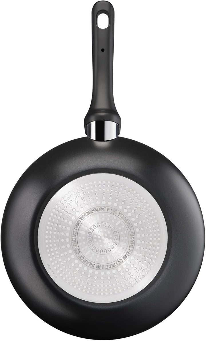 Tefal Unlimited On Wokpfanne 28 cm | G25919 | Kratzfeste Titanium 6X Antihaftversiegelung | THERMO-S