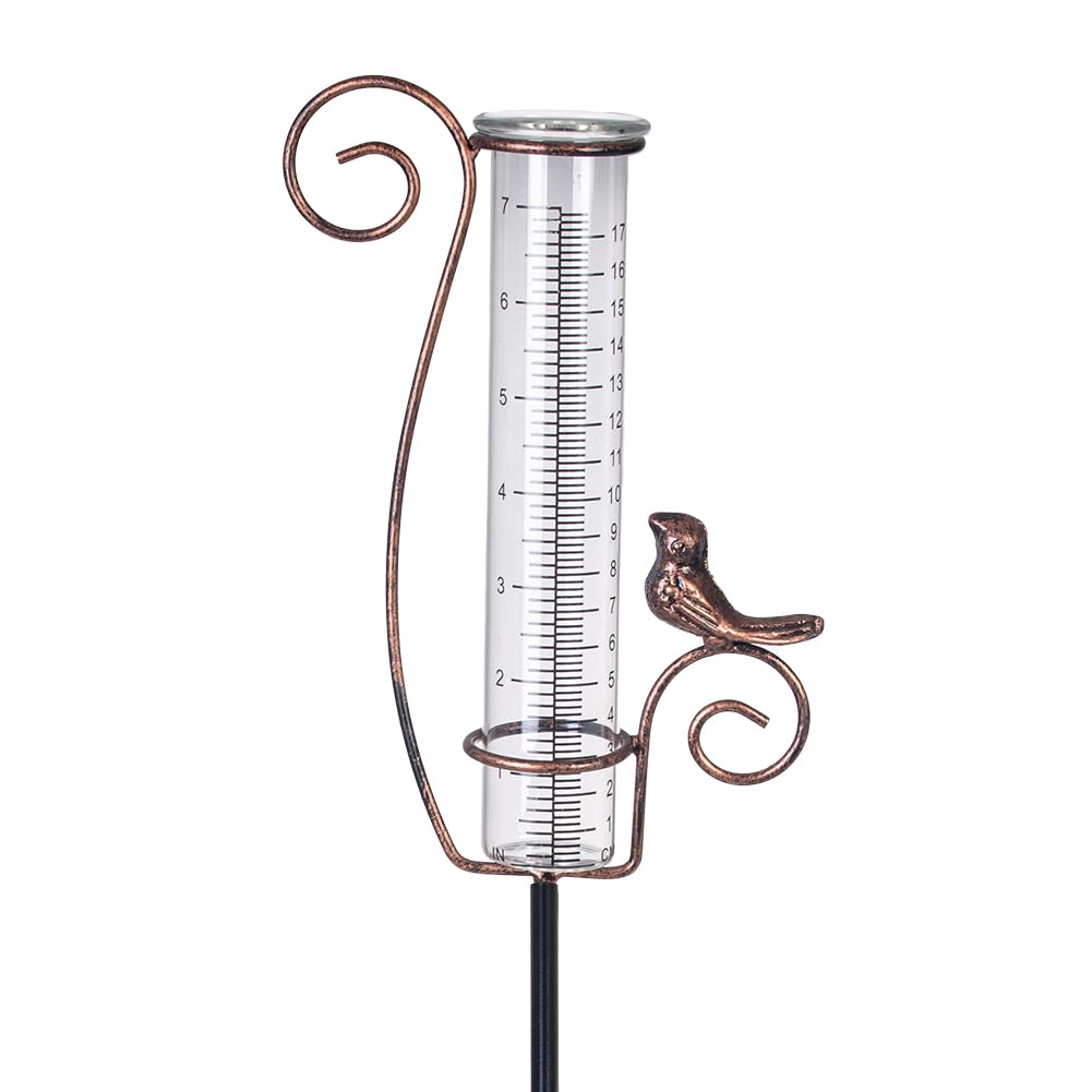 Regenmesser für den Aussenbereich, 17,8 cm Regenmesser zur Messung von Niederschlag, Garten Hof Deko