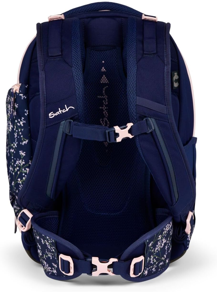 satch Match Schulrucksack Set 2tlg. inkl. Schlamperbox, Bloomy Breeze