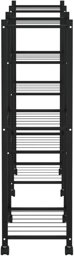 puraday 83x25x83,5 cm Blumenständer Metall Blumenständer Balkon Blumenständer Draussen Blumenständer