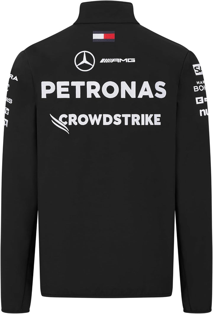 MERCEDES AMG PETRONAS F1 Herren 2024 Team Softshell-Jacke XL Schwarz, XL Schwarz