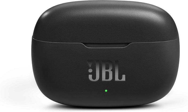 JBL Wave 200 TWS True-Wireless In-Ear Bluetooth-Kopfhörer in Schwarz – Kabellose Ohrhörer mit integr