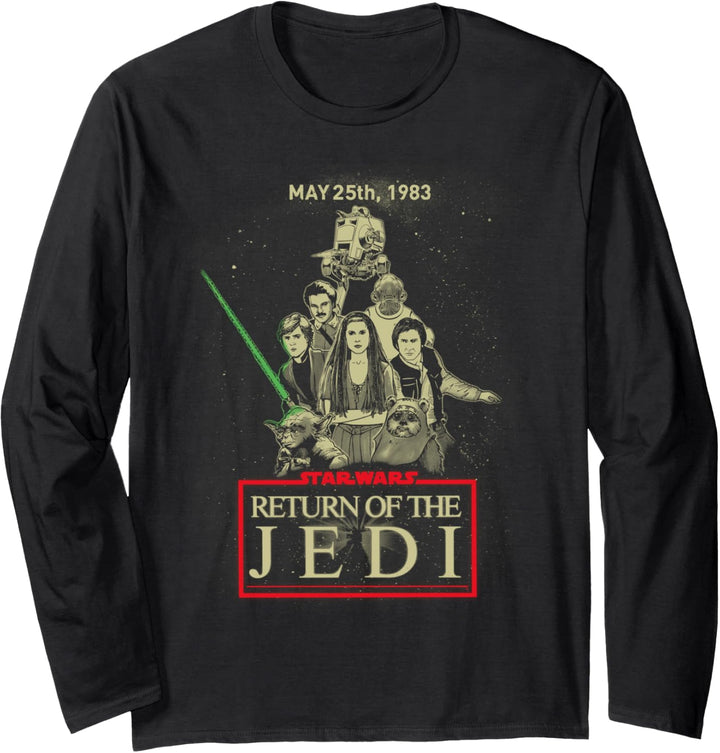 Star Wars Return of the Jedi 40th Anniversary May 25th 1983 Langarmshirt