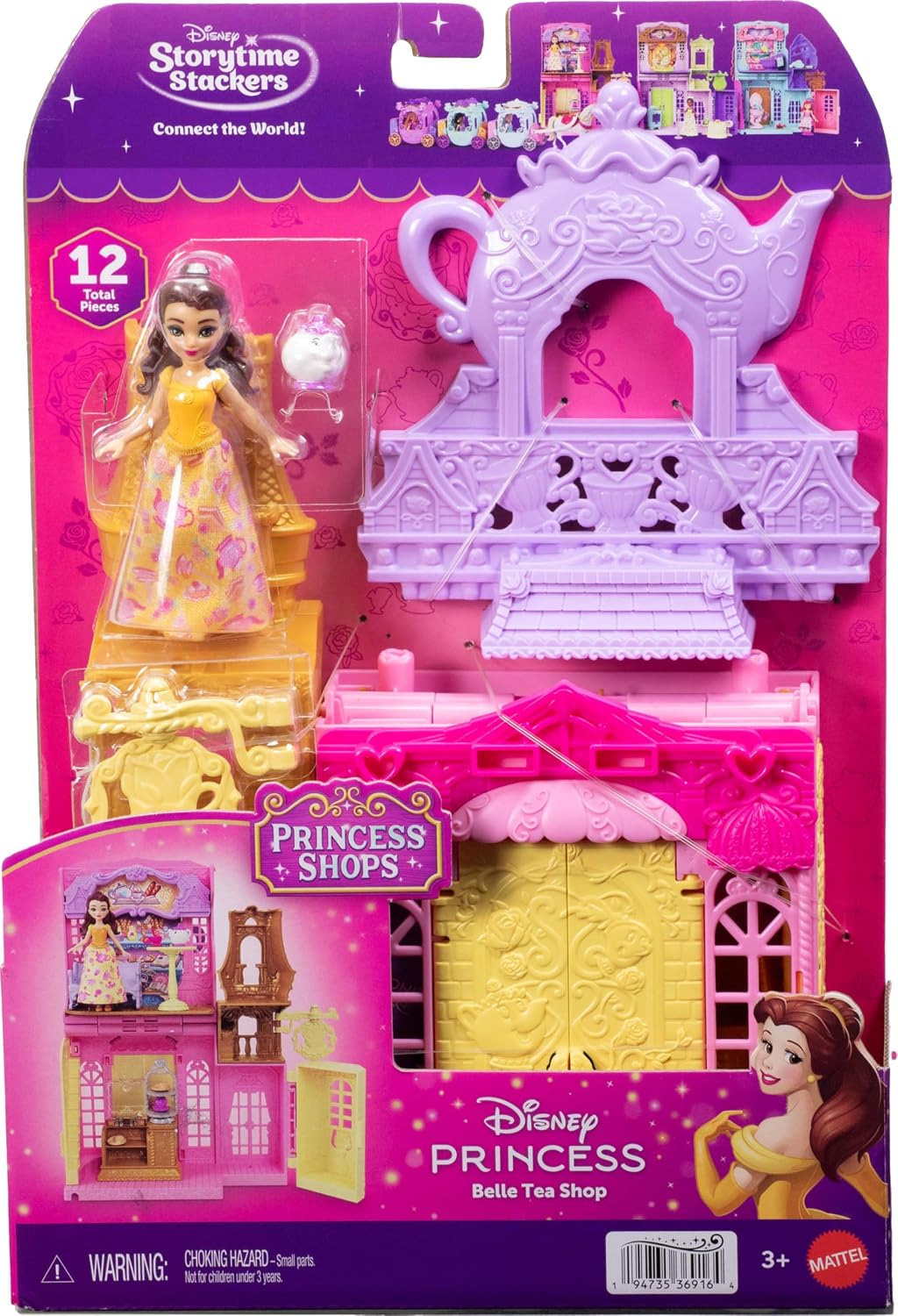 Disney Prinzessin, Spielset, Belle, Kuchenladen, 3Y+