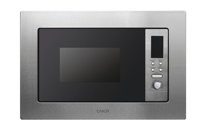 Candy MIG1730DX Mikrowelle, integrierbar, mit Grill und Rahmen, digitales Display, rot, Leistung 700