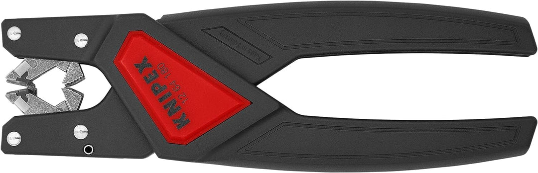 Knipex Automatische Flachkabel-Abisolierzange 180 mm 12 64 180 Einzelbett, Einzelbett