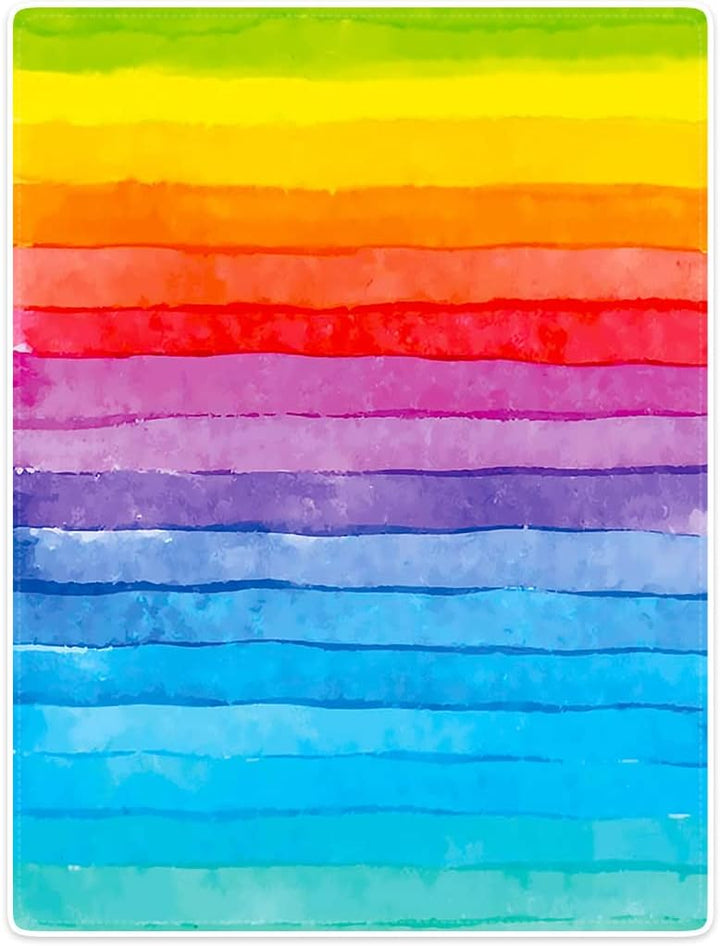 Violetpos 150x200 cm Flanell Weich Fleecedecke Kuscheldecken SanftBettüberwurf Decke Bunt Tuschemale