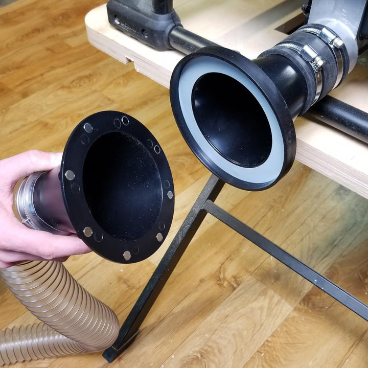 Magnetischer Anschluss 63mm für Absaugschläuche - Schnellverschlussanschluss MagWF, Zubehör für die