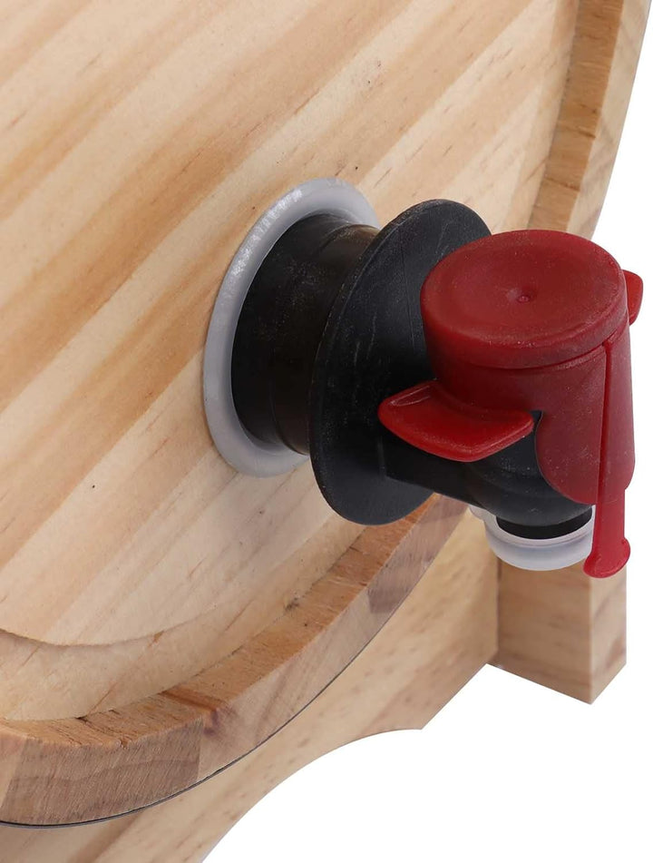 Fass aus Holz, Whiskyfässer, Barrique aus Eicheneiche, Kiefernfässer für Wein mit Wasserhahn, Stopfe