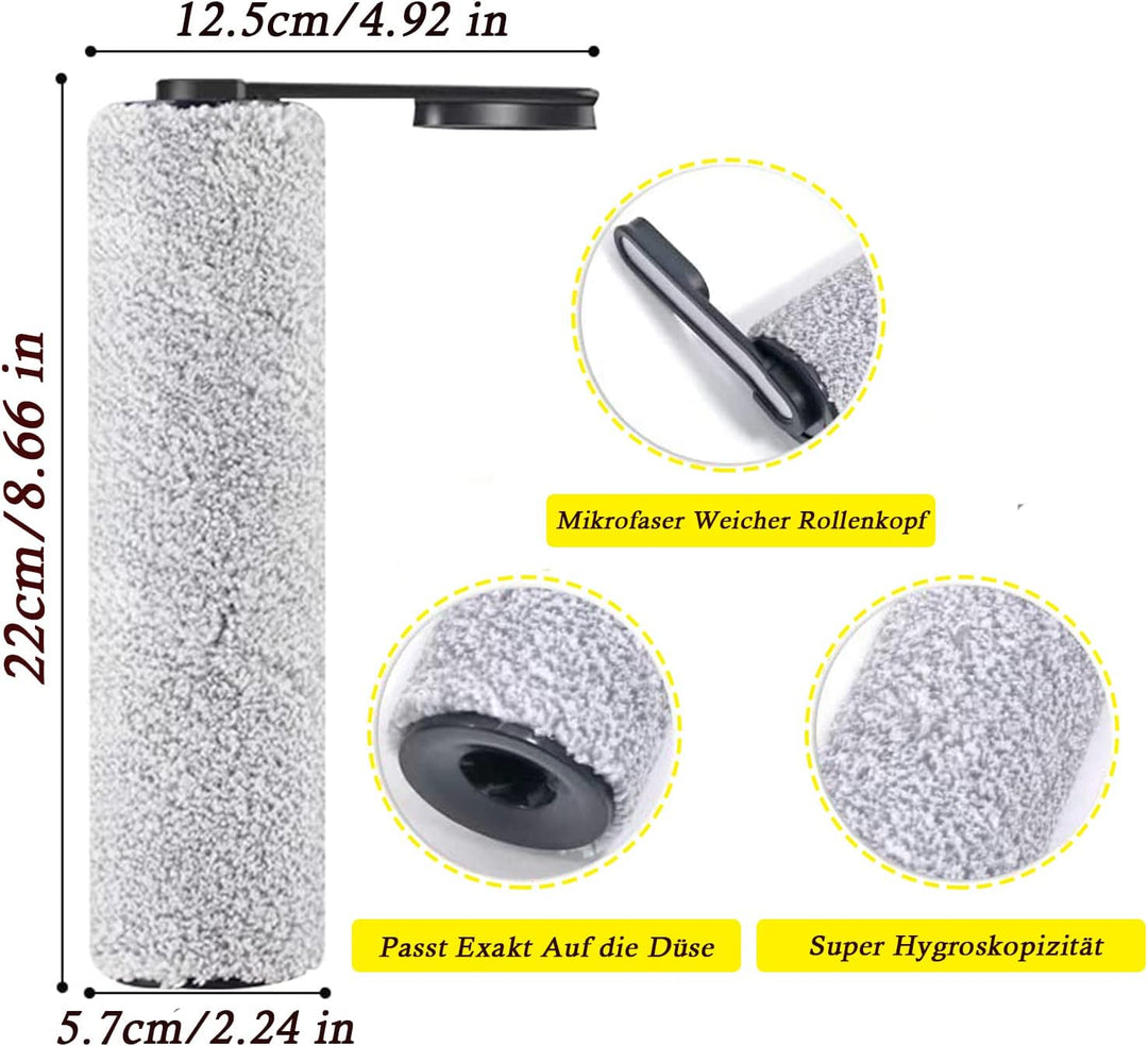 Asdazrxy Zubehörset für Tineco Floor One S5 Combo Akku-Nass-und Trockensauger, Ersatzteile Enthält 2