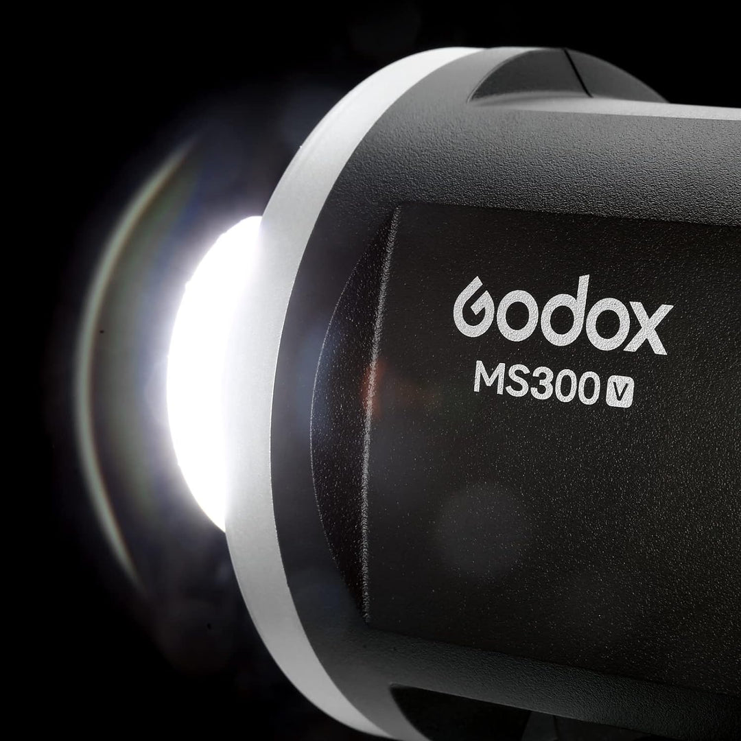 Godox MS300-V GN58 300W Studioblitz, COD LED Modellierlampe, 2.4G Wireless X System 5600K Monolight
