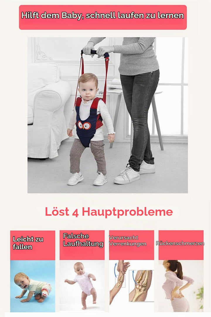 Kleinkind-Gehgeschirr Rüstung Helfen Sie aufstehen Lauflernhilfe Braun, Braun