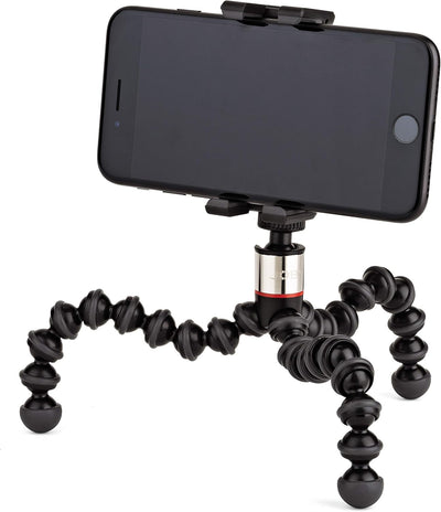 JOBY JB01491-0WW GripTight ONE + GP Stativ Universal-Handy-Halter + GorillaPod Flexi-Stativ, Handyst