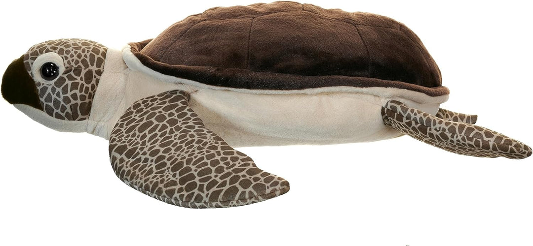 Wild Republic 17381 19332 Jumbo Plüsch Schildkröte, grosses Kuscheltier, Plüschtier, Cuddlekins, 76