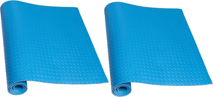 HD Fitness Eva Unterlegmatte für Fitnessgeräte rutschfest und schalldämmend mit Bändern | 200 x 100